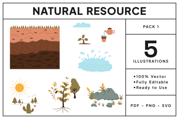 5 Natural Resource Illustrations: A Visual Tool for Sustainable Communication