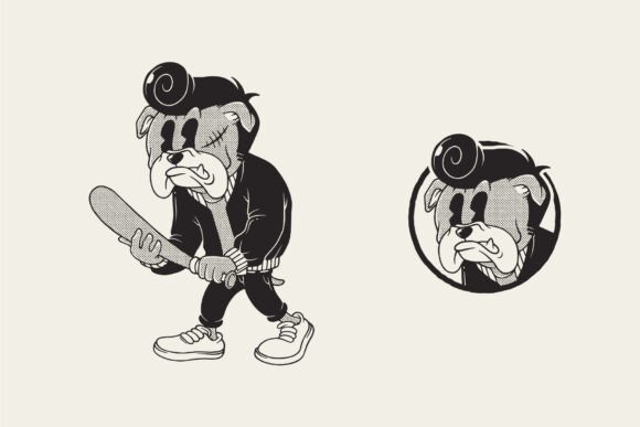 Bad Boy Bulldog Retro Mascot: A Bold Identity for Modern Brands