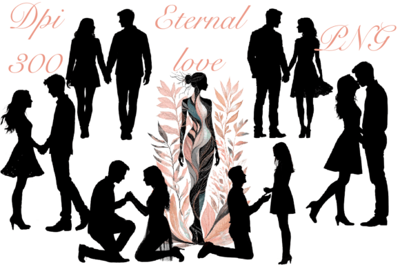 Eternal Love Clipart: A Versatile Design Resource for Creative Professionals