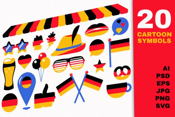 Germany Flag Set: Creative Design Resources for Every Project