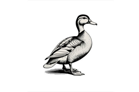 Illustration of a Duck Standing Up: A Practical Evaluation
