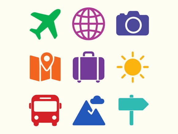 Travel Tourism Icons: Choosing and Using the Right Design Elements for Your Project