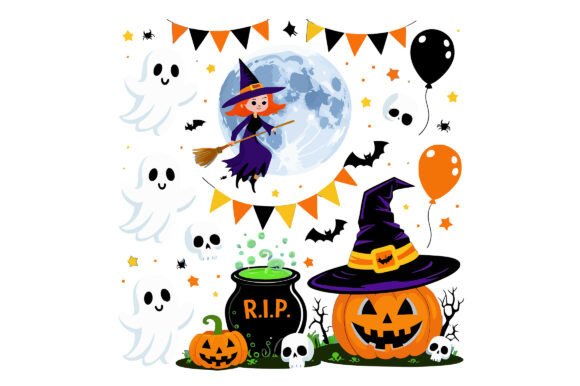 Unlocking Creativity with a Halloween Vector Art Set: A Versatile Tool for Designers and Makers
